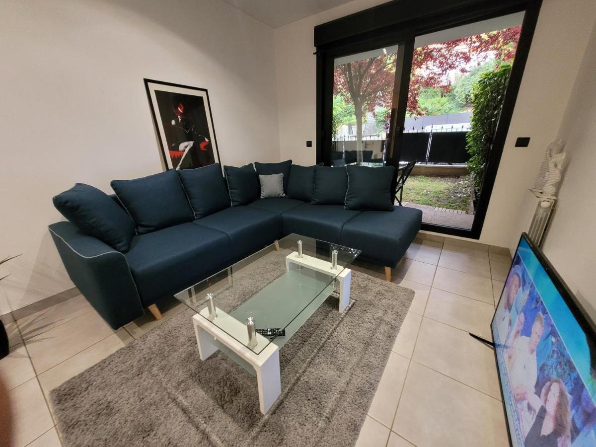 Appartement Standing 2 Pieces Avec Jardin Entre Paris & Dysney Bry-sur-Marne Exterior foto